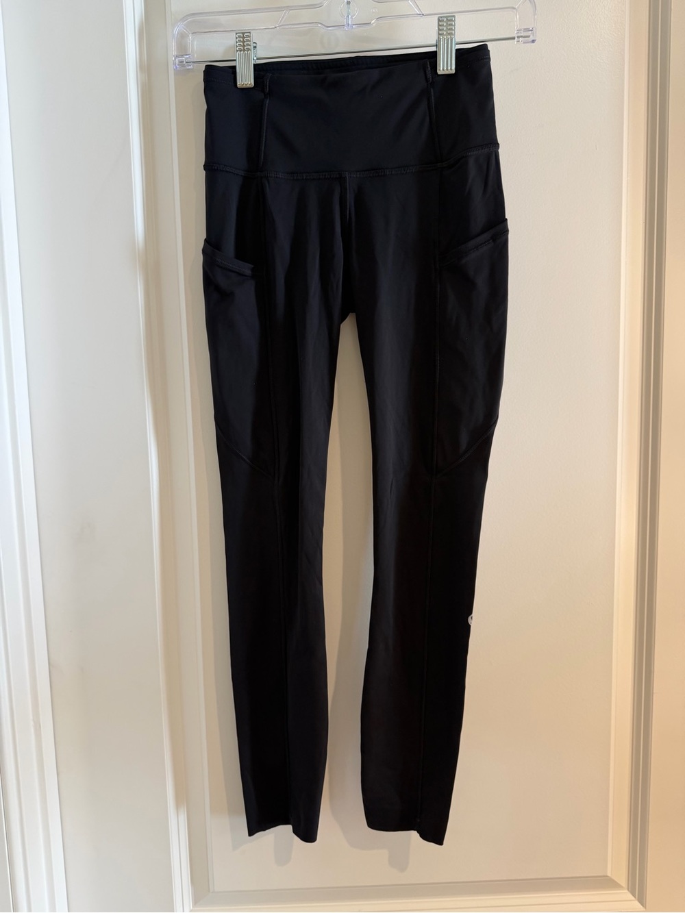 lululemon athletica Fast and Free Black High-Rise Leggings with Side Pockets